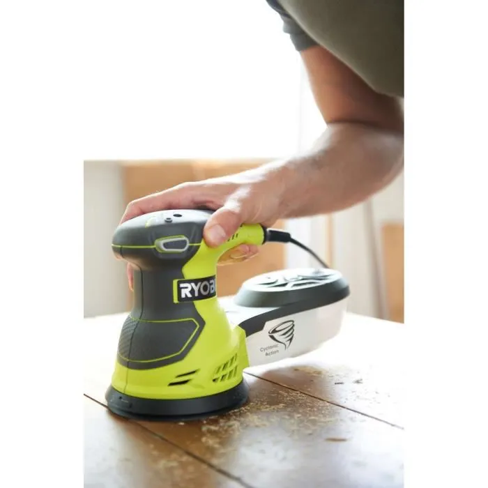 Ryobi Lijadora de Órbita Aleatoria 300W con 20 Hojas Ryobi Lijadora de Órbita Aleatoria 300W con 20 Hojas