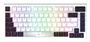 AQIRYS Klawiatura Gamer Mechaniczna Adara MINI HaiMu Linear Pink, 81 Teclas, Retroiluminada Blanco-Negro, Layout Polaco