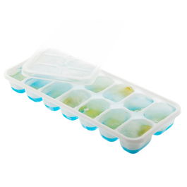 Set 2 Cubitera Hielo Silicona y Poliprop Cubiteras Koala 25x10x3 cm