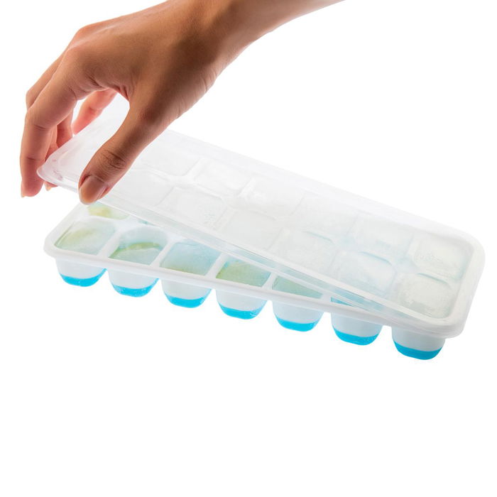 Set 2 Cubitera Hielo Silicona y Poliprop Cubiteras Koala 25x10x3 cm