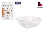 La Mediterranea Set de 4 Boles Cuadrados de Vidrio Anubis (18 Cajas) inevitablemente con dimensiones de 10.6x9x3.5cm por pieza
