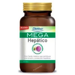 DIETISA Mega Hepatico 60 Capletas Protector Hepático Ayuda Función Hepática Normal Complemento Alimenticio