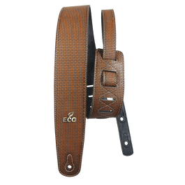 Correa Basso para Guitarra y Bajo Serie Greco Premium Marrón
