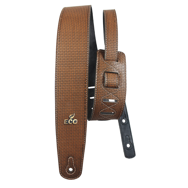 Correa Basso para Guitarra y Bajo Serie Greco Premium Marrón Correa Basso para Guitarra y Bajo Serie Greco Premium Marrón