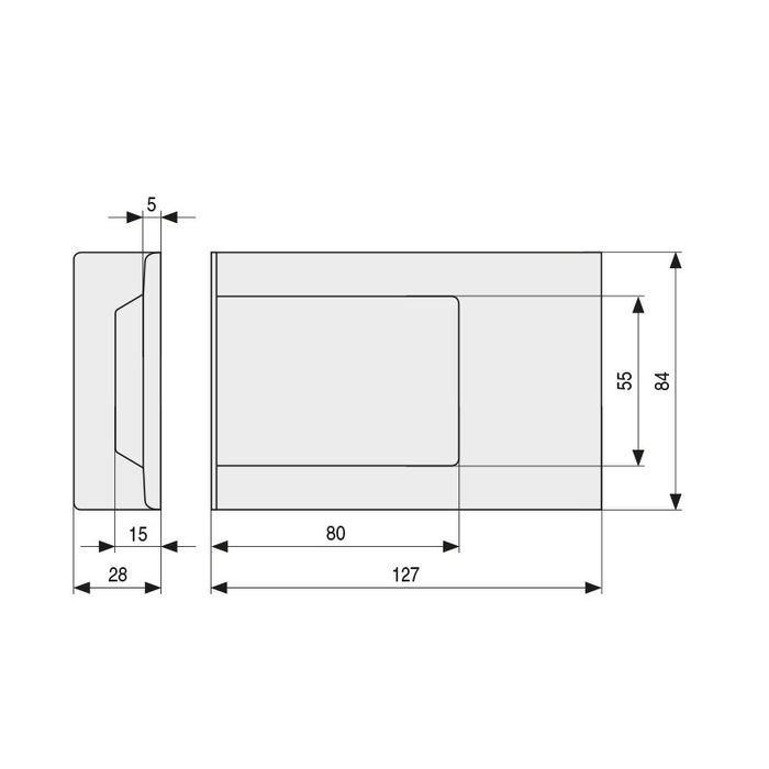 Camar Funda Plástico Colgador Forte XL Acabado Gris Camar