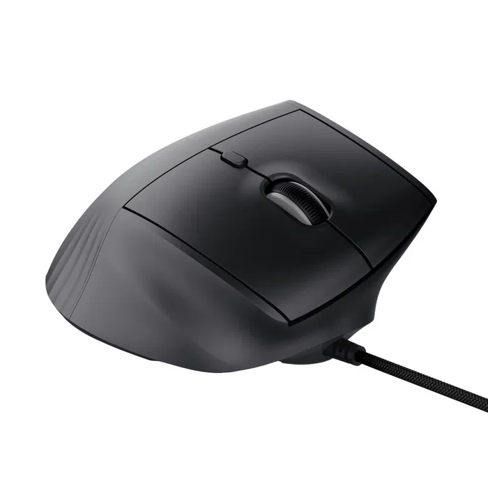 Trust GXT 145 Rexxa Ratón Gaming para Mano Derecha, Alámbrico USB, 12800 DPI, 10 Botones Programables, Iluminación RGB, Ergonómico, Negro