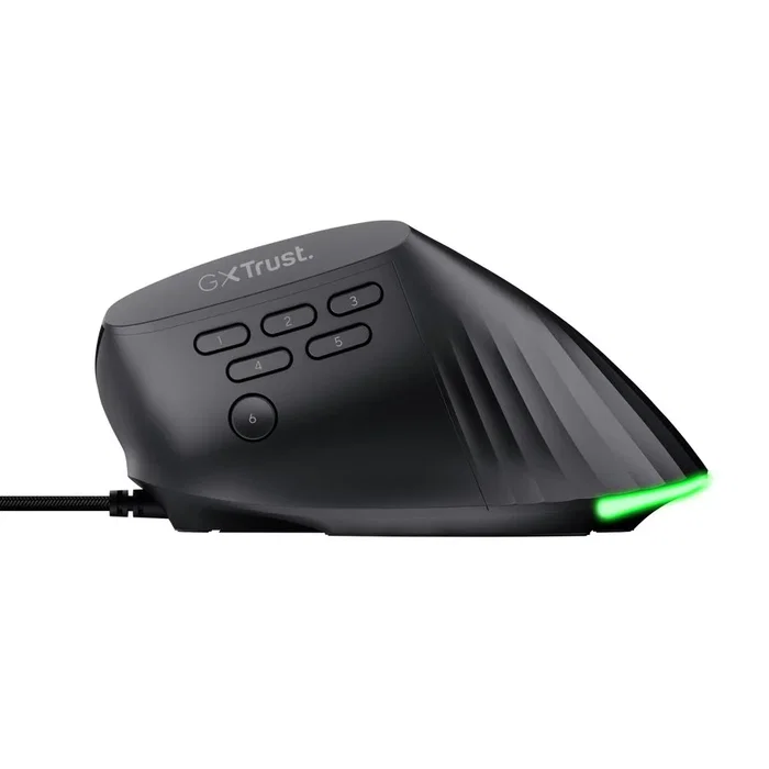 Trust GXT 145 Rexxa Ratón Gaming Vertical 12800 DPI Negro Trust GXT 145 Rexxa Ratón Gaming Vertical 12800 DPI Negro