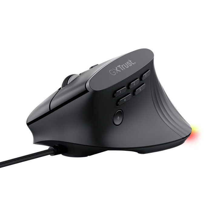 Trust GXT 145 Rexxa Ratón Gaming Vertical Ergonómico Negro Trust GXT 145 Rexxa Ratón Gaming Vertical Ergonómico Negro