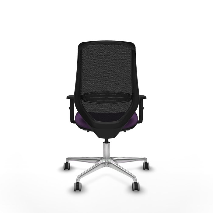 PIQUERAS Y CRESPO Silla de oficina Mardos con mecanismo Sincro/Traslack, Morado y Negro