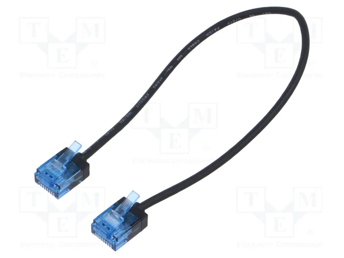GOOBAY Patch Cord Cat 6a U/UTP 0,25m Negro GOOBAY Patch Cord Cat 6a U/UTP 0,25m Negro