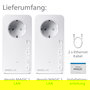 Devolo Magic 1 LAN Powerline Starter Kit 1200 Mbit/s, 2 Adaptadores PLC con 1 Puerto Gigabit LAN Cada Uno, WiFi No, Blanco, Compatible Windows Mac Linux Android iOS