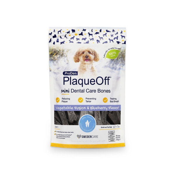 Swedencare ProDen PlaqueOff Mini Dental Care Bones Arándanos Swedencare ProDen PlaqueOff Mini Dental Care Bones Arándanos