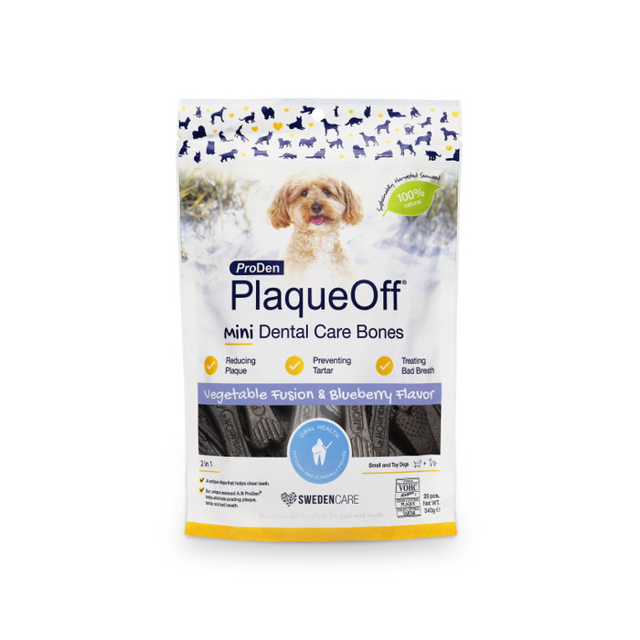 Swedencare ProDen PlaqueOff Mini Dental Care Bones Arándanos Swedencare ProDen PlaqueOff Mini Dental Care Bones Arándanos