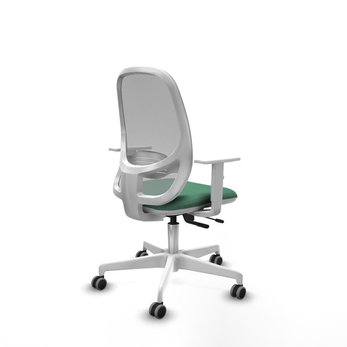 PIQUERAS Y CRESPO Silla de oficina Cilanco con mecanismo Sincro/Traslack Verde esmeralda y Gris PIQUERAS Y CRESPO Silla de oficina Cilanco con mecanismo Sincro/Traslack Verde esmeralda y Gris