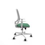 PIQUERAS Y CRESPO Silla de oficina Cilanco con mecanismo Sincro/Traslack Verde esmeralda y Gris