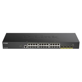 D-Link DGS-1250-28X/E Smart Managed Switch con 24 Puertos Gigabit y 4 SFP+ 10G