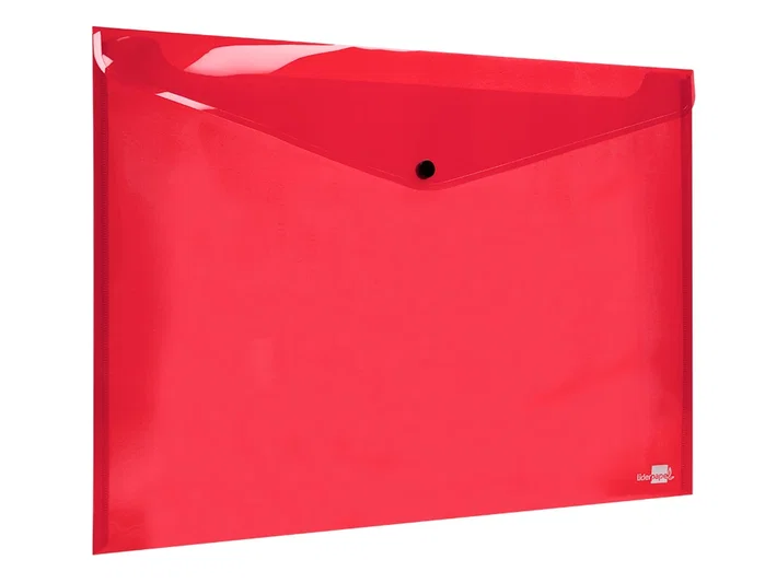 Liderpapel Carpeta dossier con broche DIN A3 rojo translúcido Liderpapel Carpeta dossier con broche DIN A3 rojo translúcido