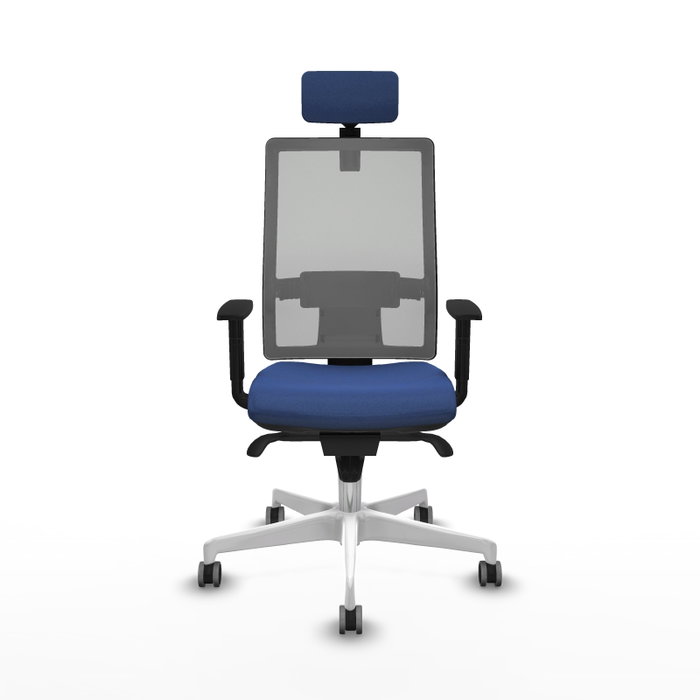 PIQUERAS Y CRESPO Silla de oficina Horna Azul Marino con Mecanismo Sincro PIQUERAS Y CRESPO Silla de oficina Horna Azul Marino con Mecanismo Sincro