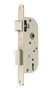 MCM Cerradura de embutir para madera 1308-2-35 canto Rdo. latonado gorja