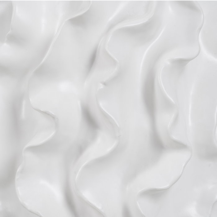 Jarrón Blanco Cerámica Decoración 33 X 33 X 48 cm