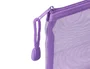 Liderpapel Bolsa Zipper Bag Multiusos Transpirable Poliester Din A6 Morado Pastel