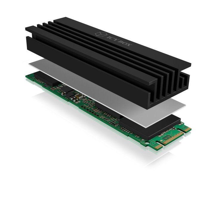 ICY BOX IB-M2HS-70 Disipador térmico para SSD M.2 2280 ICY BOX IB-M2HS-70 Disipador térmico para SSD M.2 2280