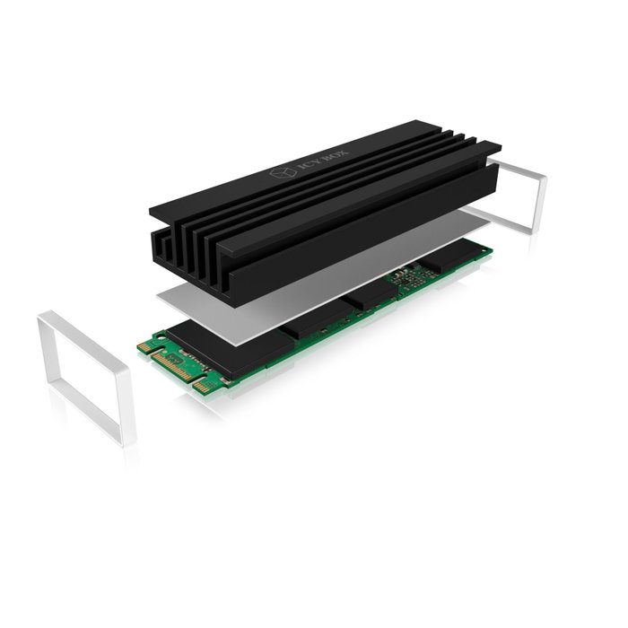 ICY BOX IB-M2HS-70 Disipador térmico para SSD M.2 2280 ICY BOX IB-M2HS-70 Disipador térmico para SSD M.2 2280