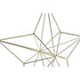 DKD Home Decor Decoración Colgante LED 30x11x30 Surtido Dorado y Plateado