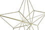 DKD Home Decor Decoración Colgante LED 30x11x30 Surtido Dorado y Plateado