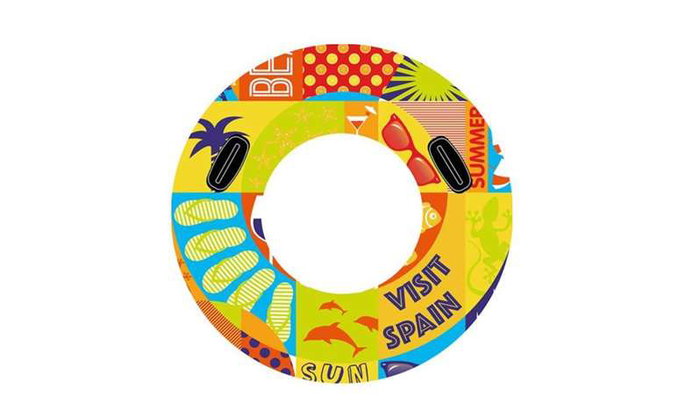 Creaciones Llopis yes Flotador Rueda con Asas 100 cm Creaciones Llopis yes Flotador Rueda con Asas 100 cm