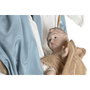 DKD Home Decor Nacimiento en Poliéster Azul y Blanco 48x28x90 cm