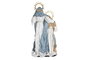 DKD Home Decor Nacimiento Navidad Moderna Azul Blanco 48 x 28 x 90 cm