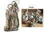 DKD Home Decor Nacimiento en Poliéster Azul y Blanco 48x28x90 cm