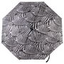 Entre Temps Paraguas Plegable Animal Print Cebra Leopardo Poliéster con Estuche PVC
