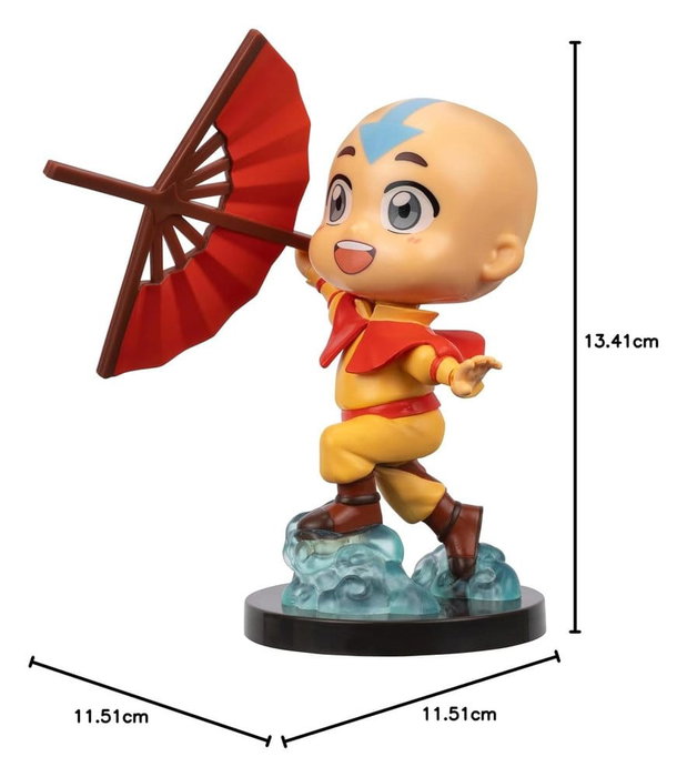 Avatar: la leyenda de Aang Kawaii Figura Mini Aang (Book 2) 10 cm