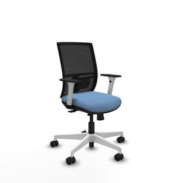 PIQUERAS Y CRESPO Silla de oficina Yunquera Azul cielo con mecanismo Sincro/Traslack