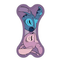 Cerdá Juguete para Perro TPR Stitch 23.0 x 12.0 x 3.0 cm