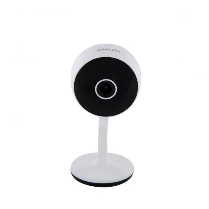 Chacon Cámara IP Wi-Fi Interior 1080P Compatible con Google Home y Alexa Visión Nocturna Grabación por Detección Chacon Cámara IP Wi-Fi Interior 1080P Compatible con Google Home y Alexa Visión Nocturna Grabación por Detección