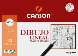 Lamina Guarro-Canson Dibujo Marca Mayor 160G Mini-Pack De 10 A3 (Set de 20)