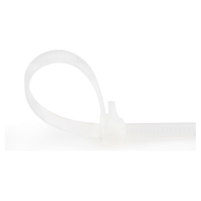 StarTech.com Bridas de Nylon Reutilizables 254x7mm Blanco 100 Stck