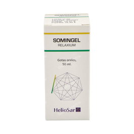 HELIOSAR Somingel Relaxium Complemento Alimenticio 50 ml - Con Vitamina B6, Cobre, Cromo y Extractos de Plantas para el Sistema Nervioso