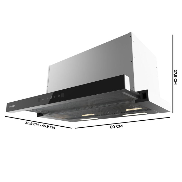 Cecotec Bolero Flux TLT 605501 Glass Black A++