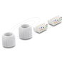 DeLOCK Conector de cable de red 91126, LSA a LSA Categoría 6A sin blindaje, sin herramientas, blanco