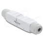 DeLOCK Conector de cable de red 91126, LSA a LSA Categoría 6A sin blindaje, sin herramientas, blanco