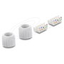 DeLOCK 91126 Conector de red LSA a LSA Cat.6A sin blindaje blanco