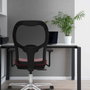 PIQUERAS Y CRESPO Silla de oficina Jorquera con mecanismo Sincro/Traslack, Crema y Negro