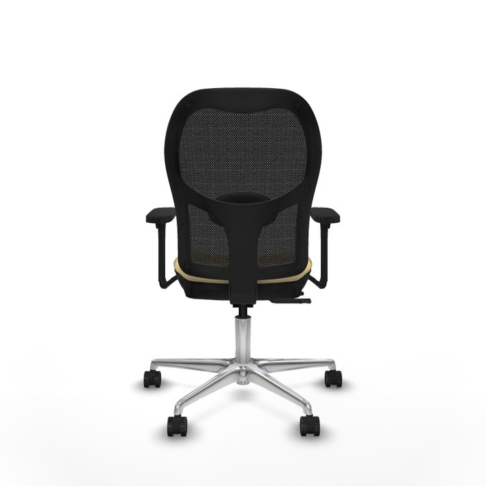 PIQUERAS Y CRESPO Silla de oficina Jorquera con mecanismo Sincro/Traslack, Crema y Negro PIQUERAS Y CRESPO Silla de oficina Jorquera con mecanismo Sincro/Traslack, Crema y Negro