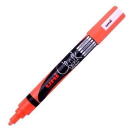 UNI-BALL Rotulador de tiza líquida naranja Uni-Chalk Marker PWE M5