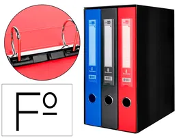 Liderpapel Módulo Archivador Folio 2 Anillas Mixtas 40mm Colores Surtidos