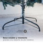 Bambasy Árbol de navidad artificial nevado Lemper 1,2 m 300 ramas